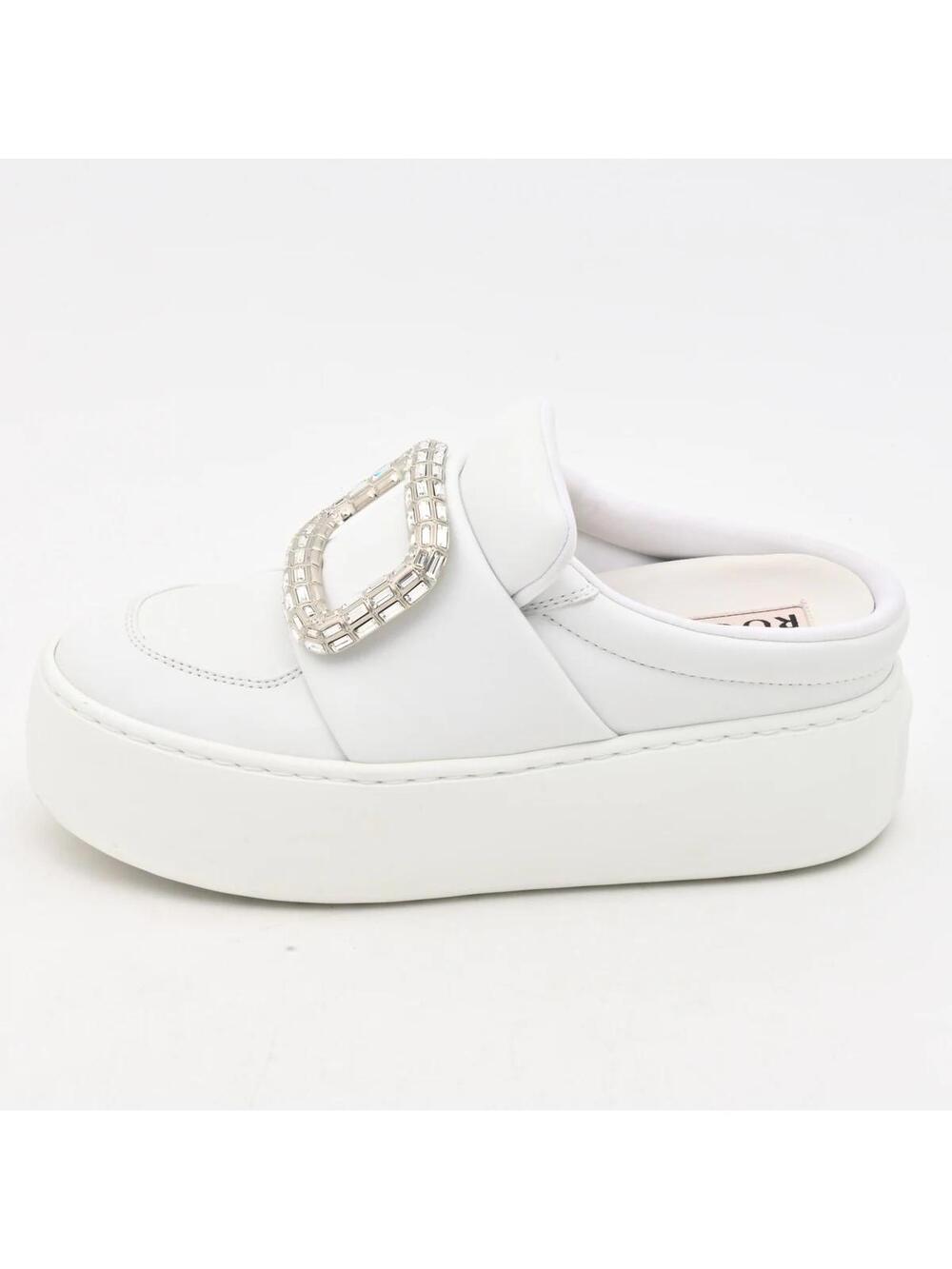 Roger Vivier Vive Up Leather Mules #333802R82B